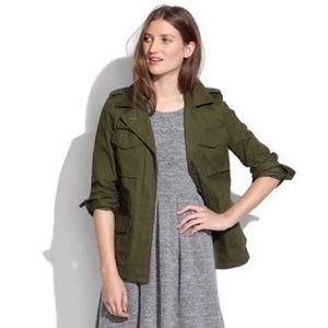 Madewell All-Weather Green Military Jacket